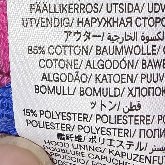 NWT Mini Boden Multi Color Stripe Hooded Terry Cloth Swim CoverUp Dress 13-14 - Picture 11 of 12